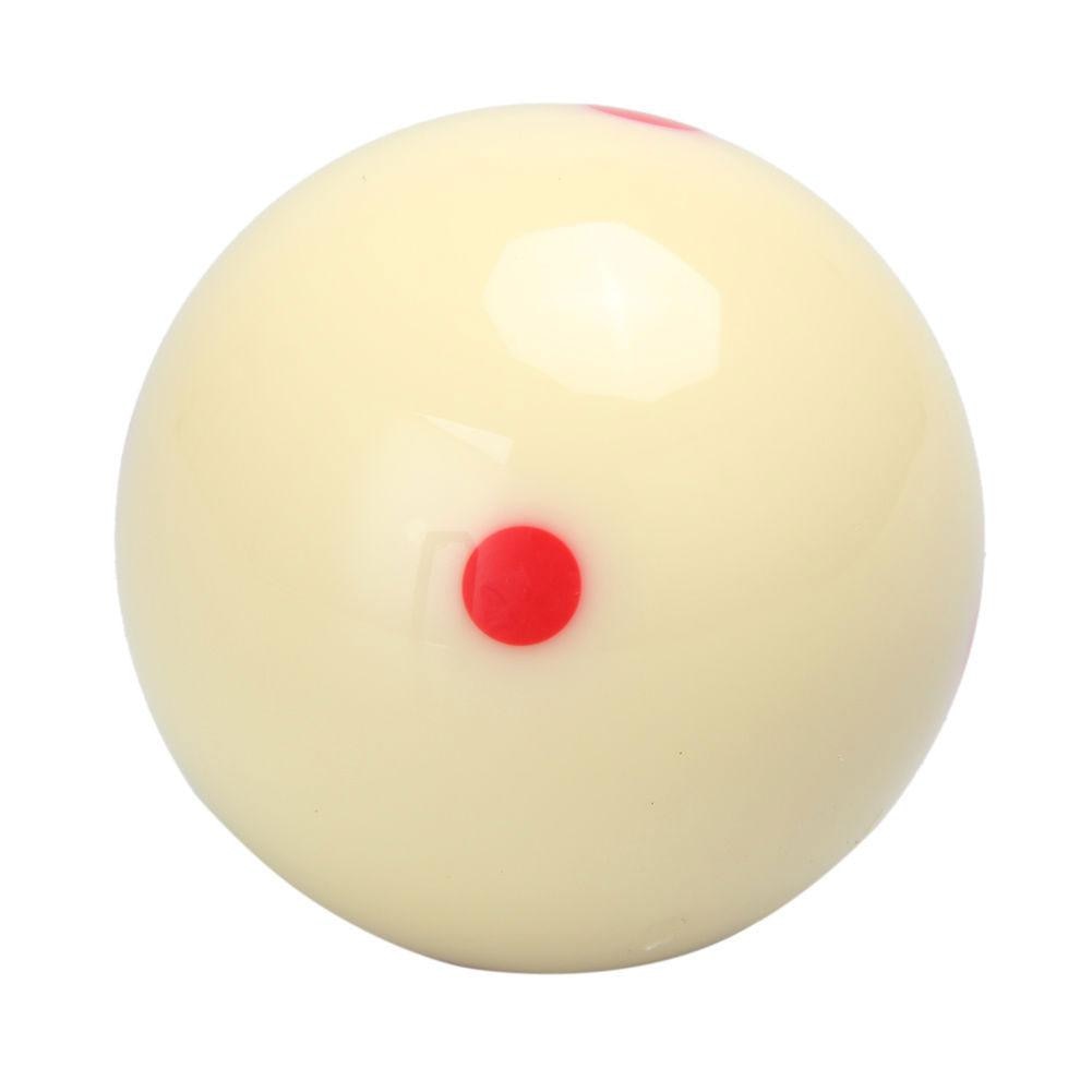 Cue Ball Red 6 Dot-Spot Measly White Pool-Billiard Practice Training Billiard Pool Ball