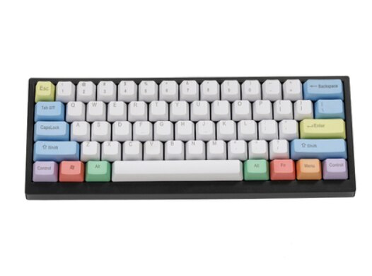 PBT copritasti è 60% 61 tasti fit per cherry MX interruttore tastiera meccanica libero di trasporto: Blu