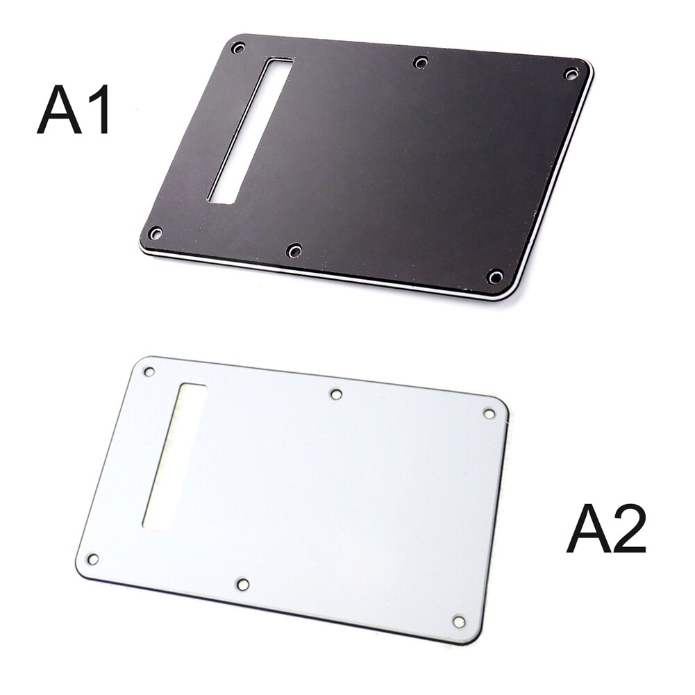 Pickguard Tremolo Cavity Cover Backplate Back Plate 3Ply For Fender Stratocaster Strat Modern Style Electric Guitar