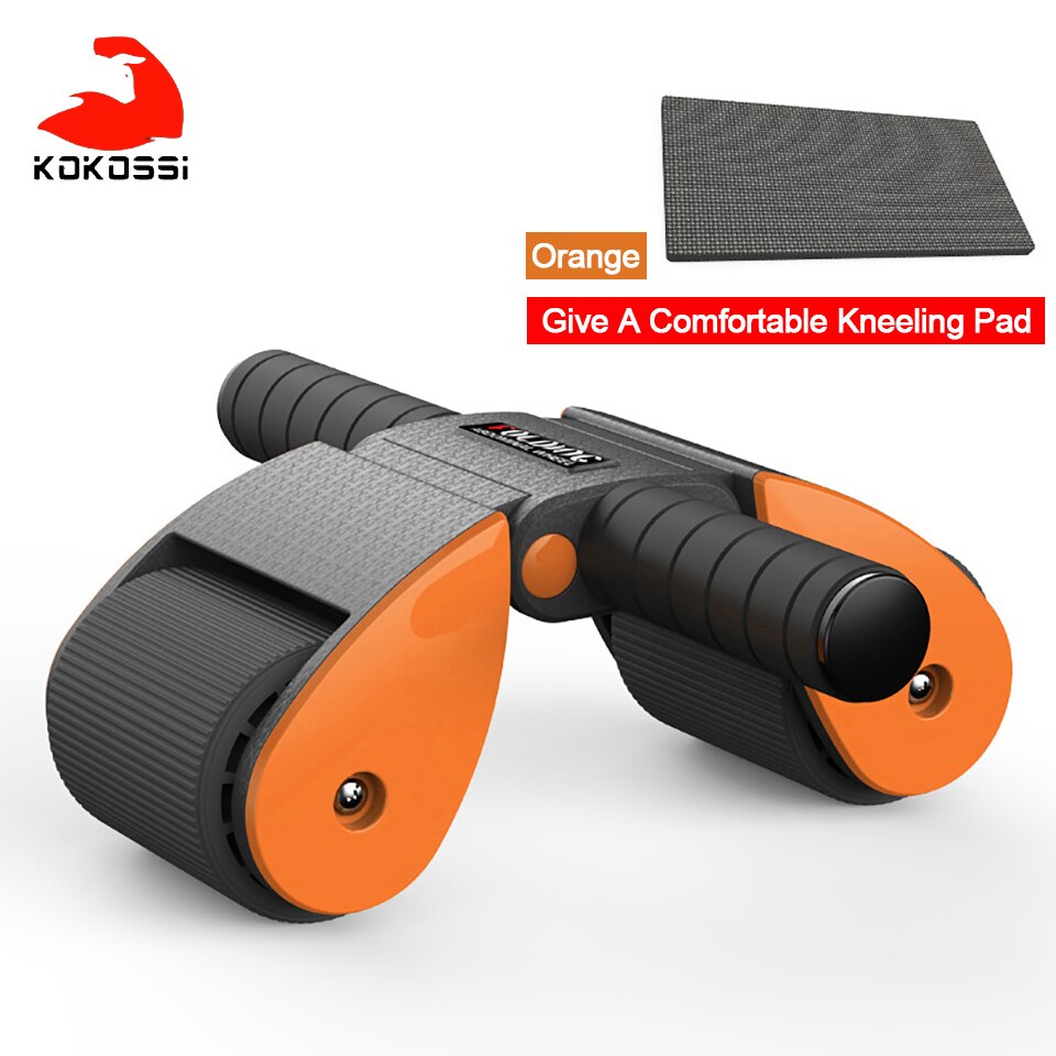 KoKossi Folding Ab Roller Two-wheeled Abdominal Wheel Gym Training Fitness Wheel Household Exercise Sports Equipment Unisex: 04