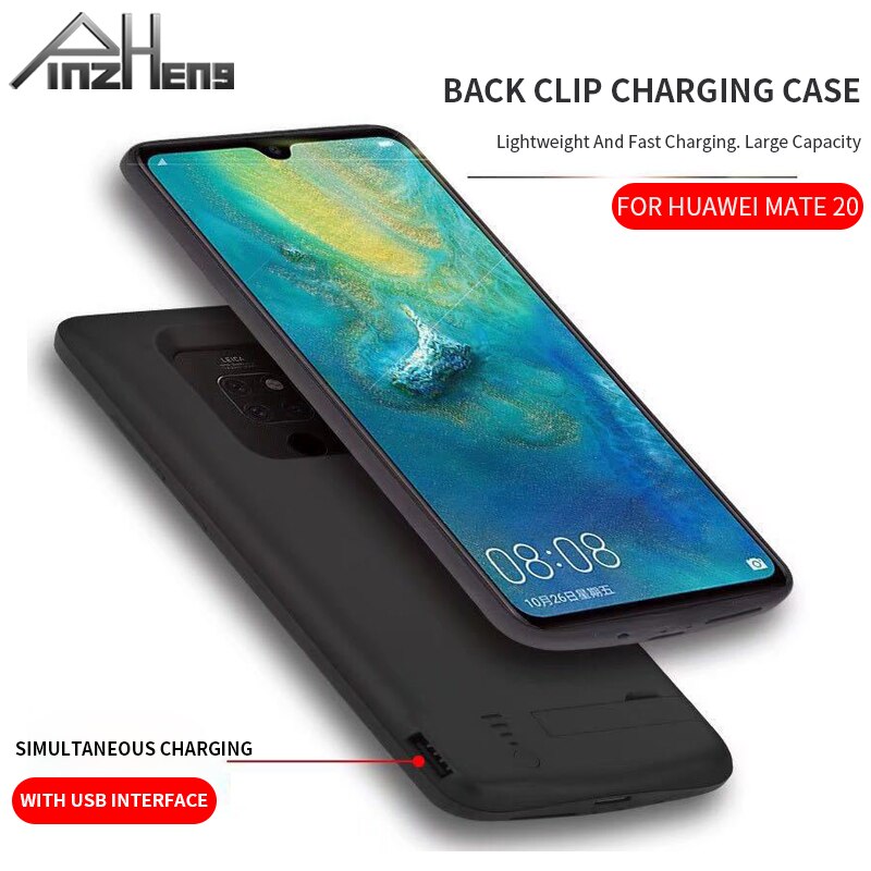 PINZHENG 5000mAh Battery Charger Case For Huawei Mate 20 Charging Case For Huawei Mate 20 Pro 20X Power Bank Charger Cases