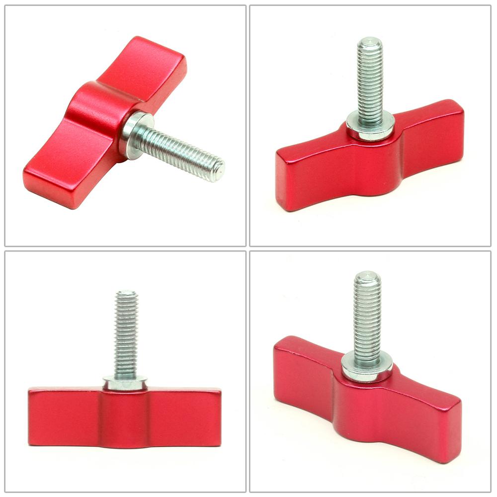 4/5/6mm T Shape Screw Handle Set Photography Parts Rail Rod Slider Clamp Locking Screw Wrench Clamp Screw Adapter