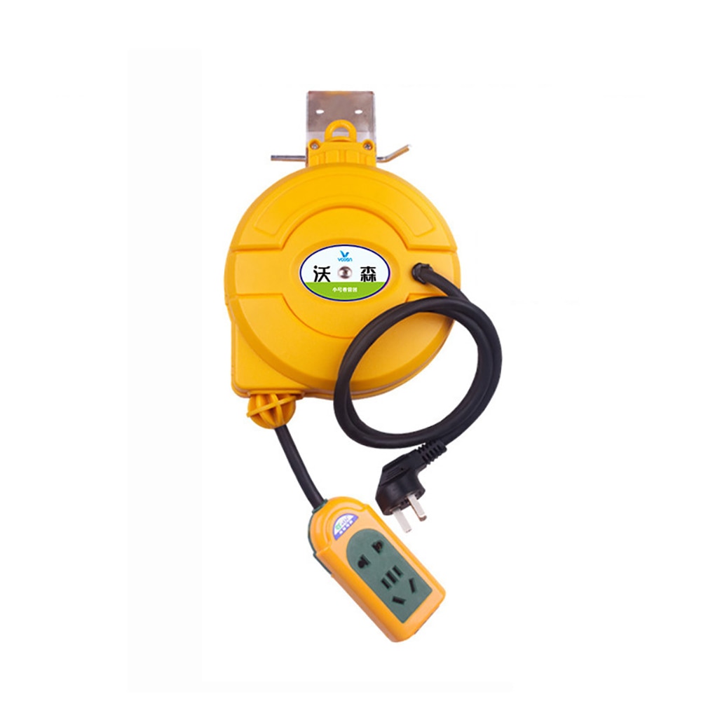 5M automatic retractable power cable reel wire retractable cable barrel electric cable reel power hose reel 3000W