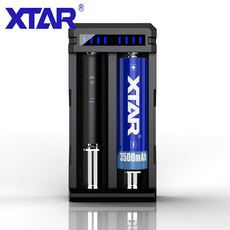 Xtar SC2 Batterij Oplader Smart Usb Fast Charger Qc 3.0 Quick Opladen Li-Ion Batterij 26650 25500 22650 21700 20700 18650 lader