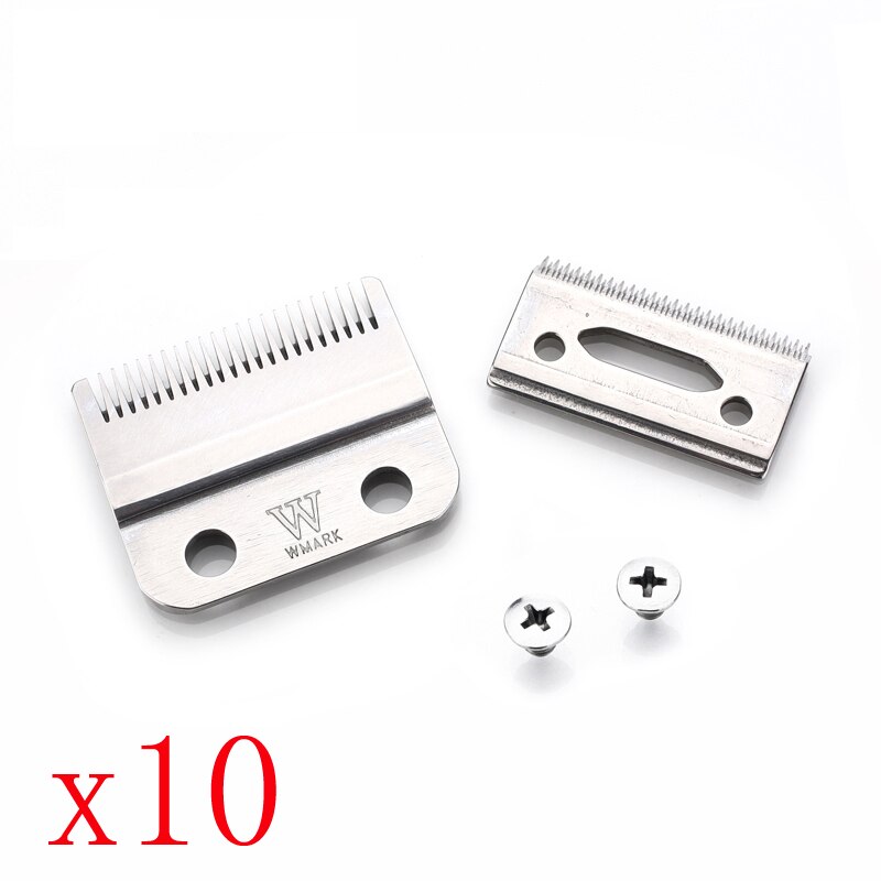 WMARK 2-Hole Hair Clipper Blade rainbow color silver color golden color replace blade W-2 for clipper