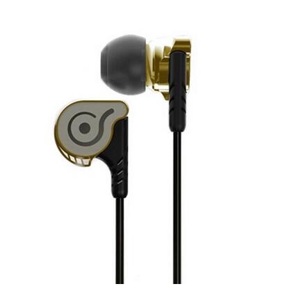 Boxed! Ostry KC06A KC06 High Fidelity Hifi Omnivorous Vacuum Coating In-Ear Stereo Music DJ In-Ear Earbuds Earphone: KC06 gold