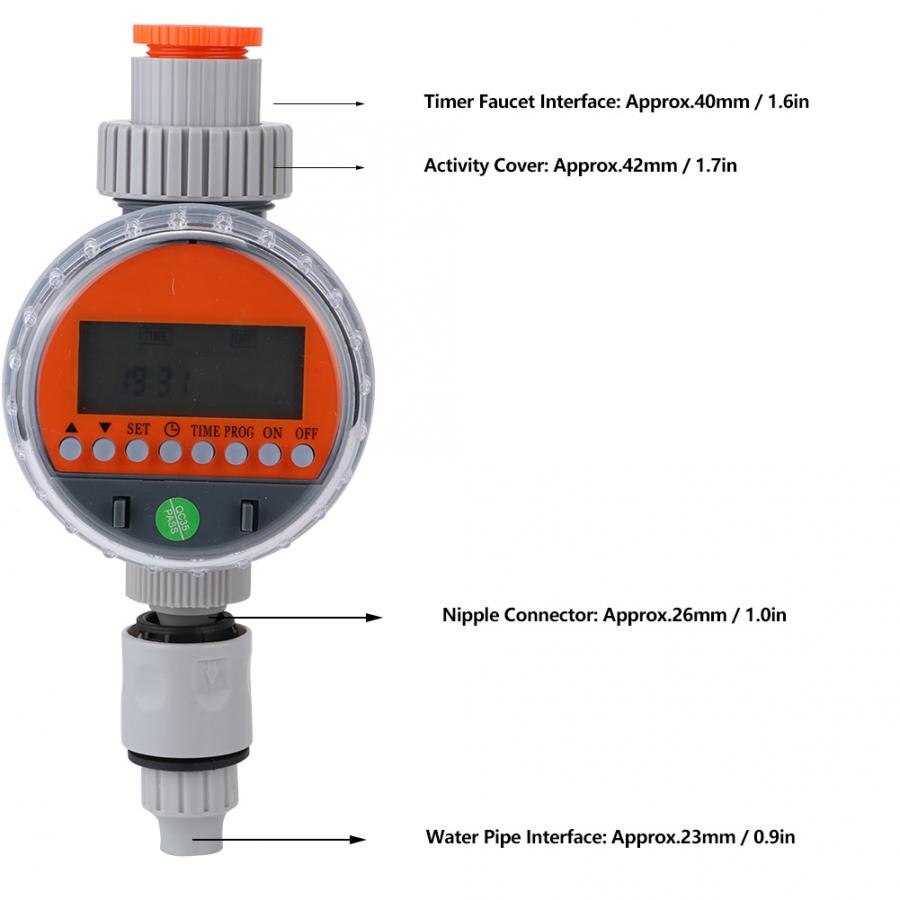 Automatische Elektronische-1/4 DN32 Intelligente Batterij Controlled Automatische Irrigatie Timer Tuin Watering Tool