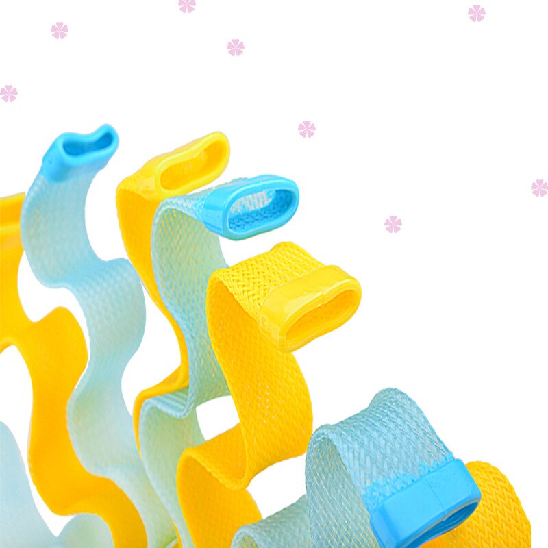 12 unids/set onda formadores de la onda de agua DIY flexible rodillos rizadores de pelo mágicos tirar Core formadores de influencia en las mujeres peluquería herramienta