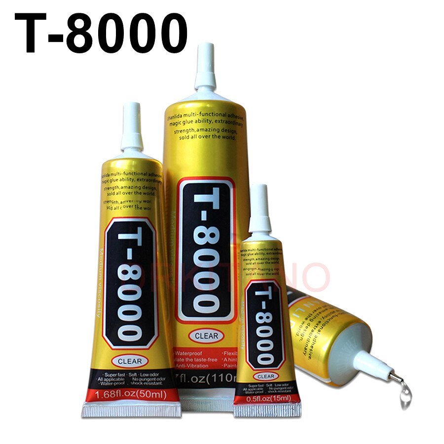 B-7000 T-7000 T-8000 pegamento multipropósito adhesivo de B7000 T7000 T8000 pegamento Teléfono, reparación de la pantalla de vidrio de resina epoxi líquida