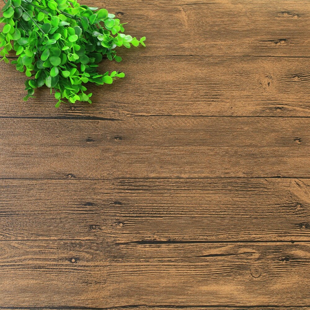 50x50/50x100cm Retro Wood Grain Backdrop Food Coffee Photography Background Texture Studio Video Photo Backdrop Props Decoration: Brown 50x50cm