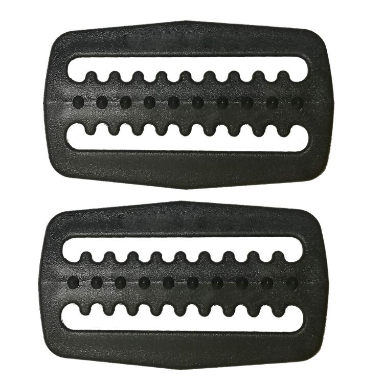 Dykning vægt bælte holder holder klip stopper skyder dykker spyd fiske gear klip: Sort 2pc