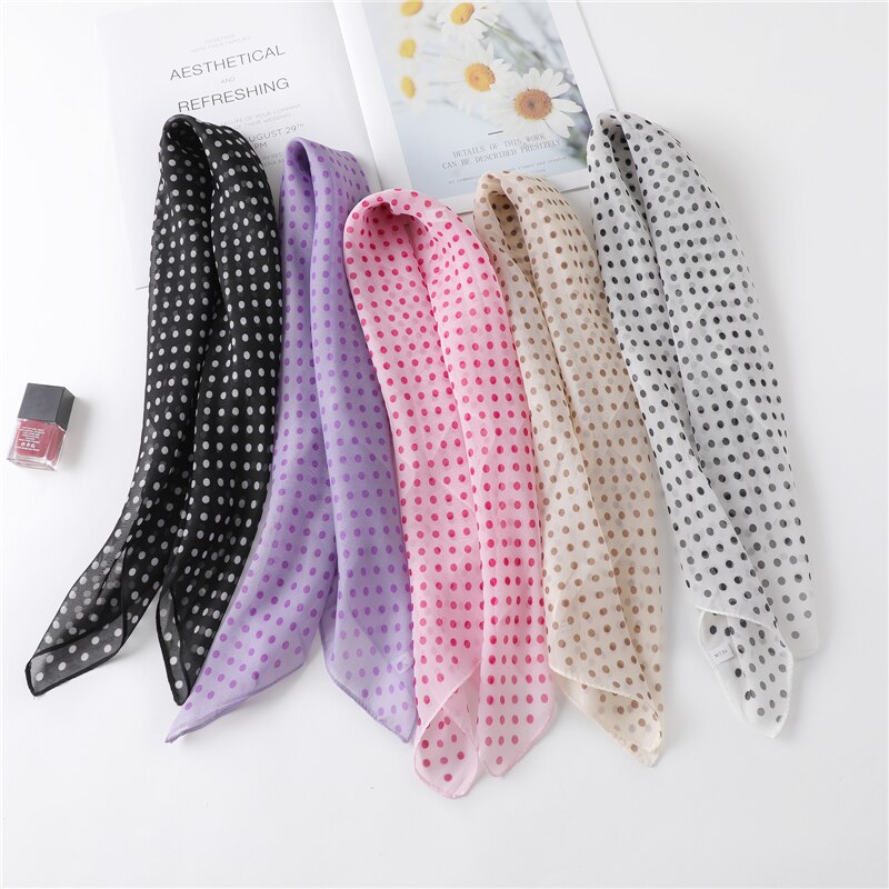 moda dama chusta na głowę jedwabna torba kwadratowa chusty szyfonowa chustka na szyję chustka na głowę okłady kobiece drukuj projektant fular akcesoria