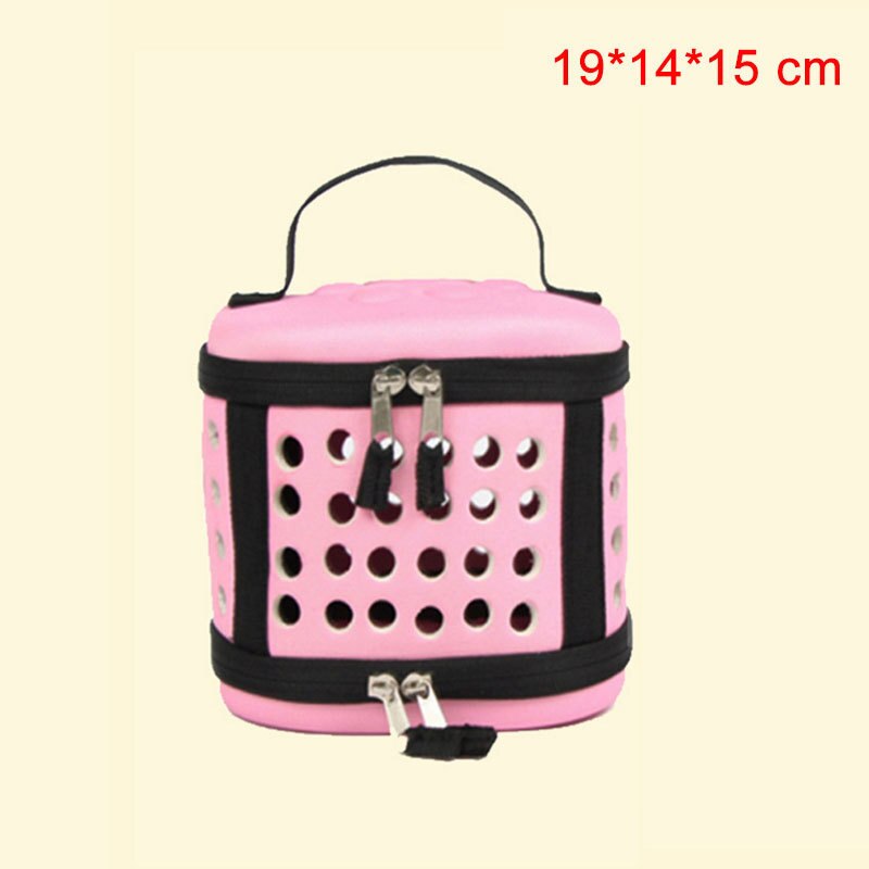 Sac pour animaux de compagnie chien chat transporteur sac à main voyage Portable respirant chat transporteur sac pliable sac à bandoulière transporteur pour chiot moyen chien: Pink  XS