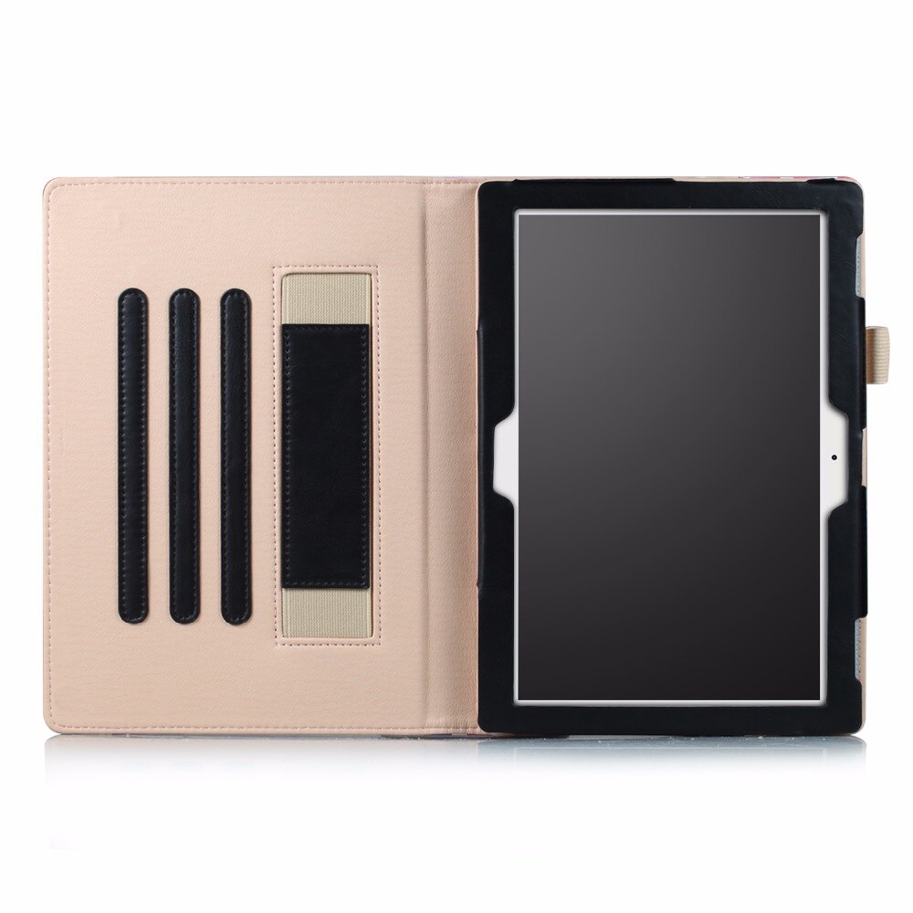 Kemile Mince étui en cuir intelligent Pour Lenovo Tab 4 10 TB-X304L TB-X304F/N Tab 4 10 Plus TB-X704L TB-X704F/N Housse étui pour tablette