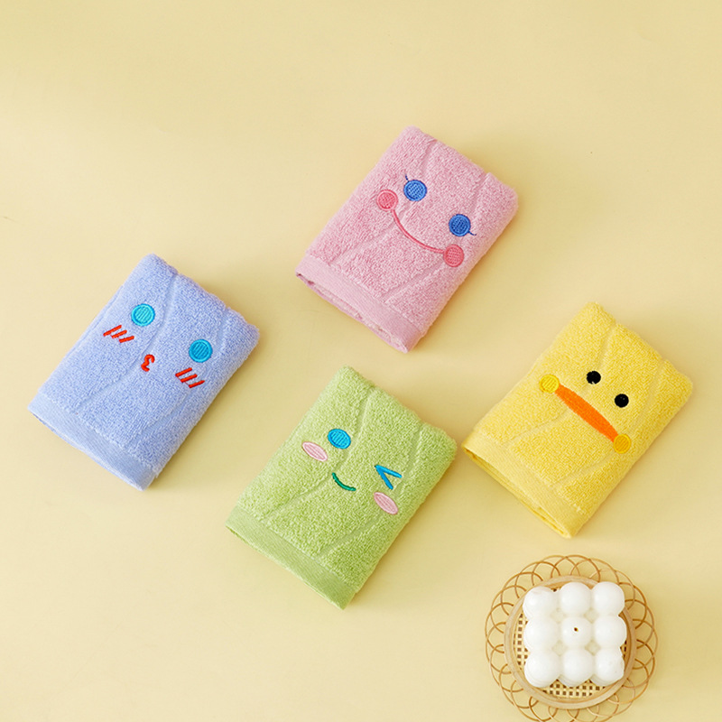 25 x 50cm søde håndklæder badehåndklæder ren bomuld af høj kvalitet husholdningshåndklæder absorberer vandfarve ansigtsvaskefibre børnehåndklæder