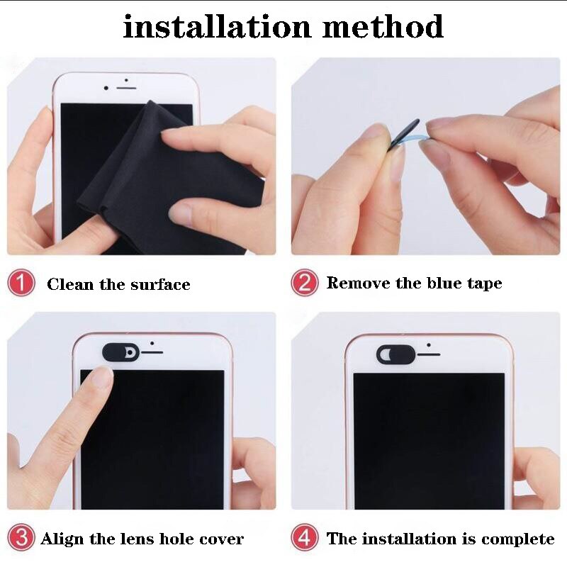 Camera privacy cover ABS plastic Mobile Phone Lens suitable for mobile phone computer tablet for iPhone 11 Pro max webcam cover