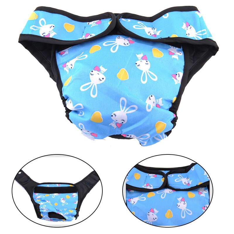 Dog Diaper Physiological Pants Sanitary Washable Female Dog Shorts Panties Pet Cat Underwear For Small Dogs Puppy Panties