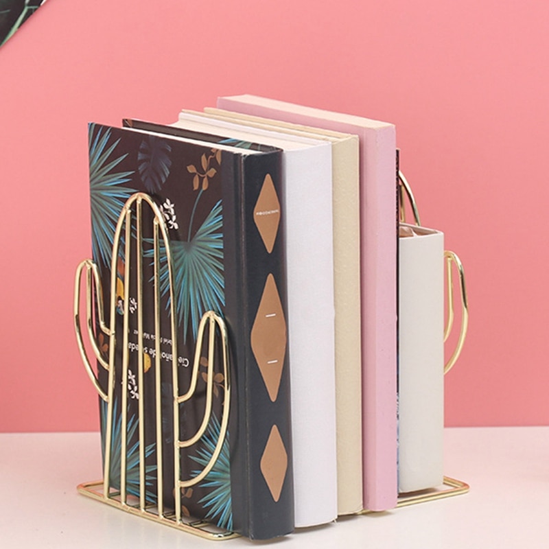 Nordique ins Style multifonctionnel Portable bibliothèque de lecture en métal support de livre pliable Document support de livre accessoires de bureau