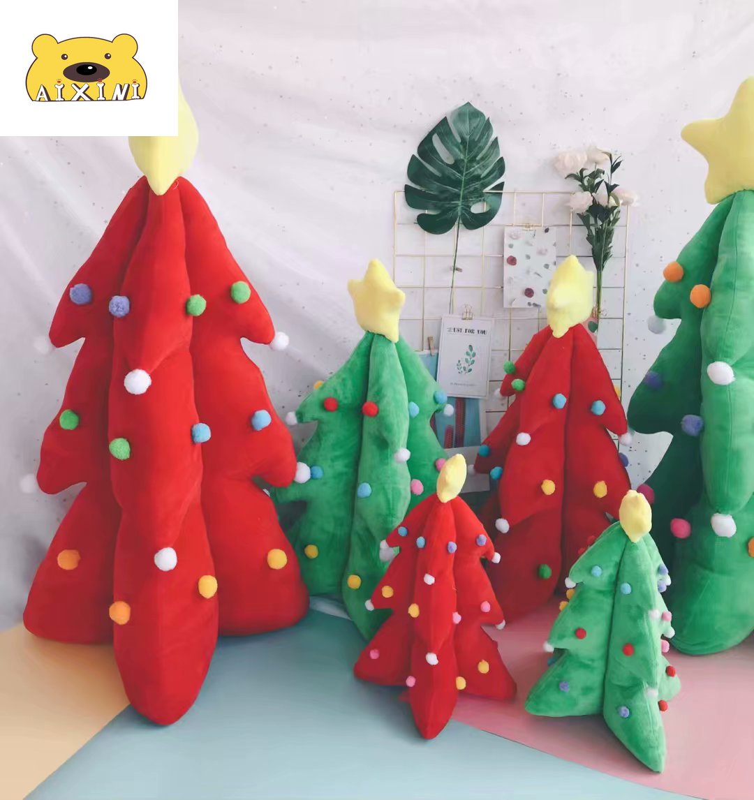 Funny Christmas Tree Ornaments Decor Kawaii Cute Pillows Decor Home Pillow Kid Christmas Toys Christmas Decorations