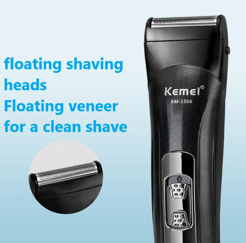 Kemei KM-1506 3 in 1 Electric Shaver USB Charging Hair trimmer Electric Rechargeable Nose Shaving Machine