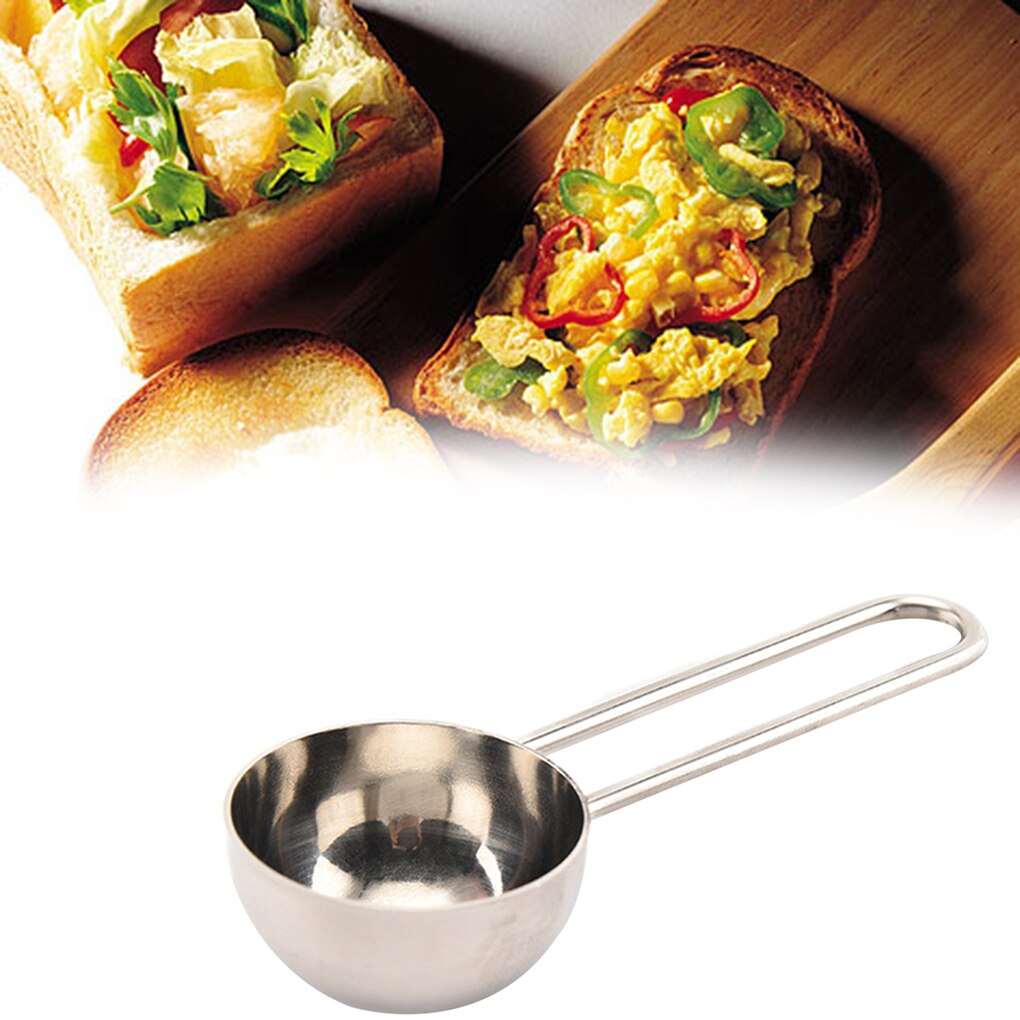 Kitchen Measuring Spoon Home Baking Cooking Flour Seasoning Coffee Powder Measuring Scoop, Rose Golden