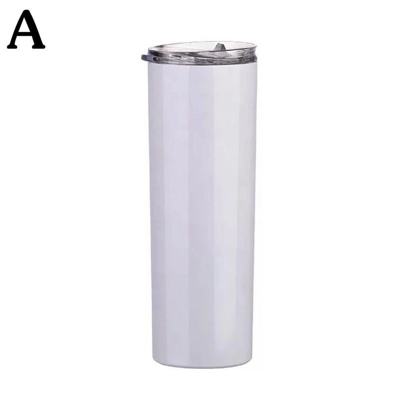 Diy 20oz Sublimation Blanks Straight Skinny Tumbler Cups Glove Diy Festival Craft With Double Wall Birthday Steel C7o8: 1pc