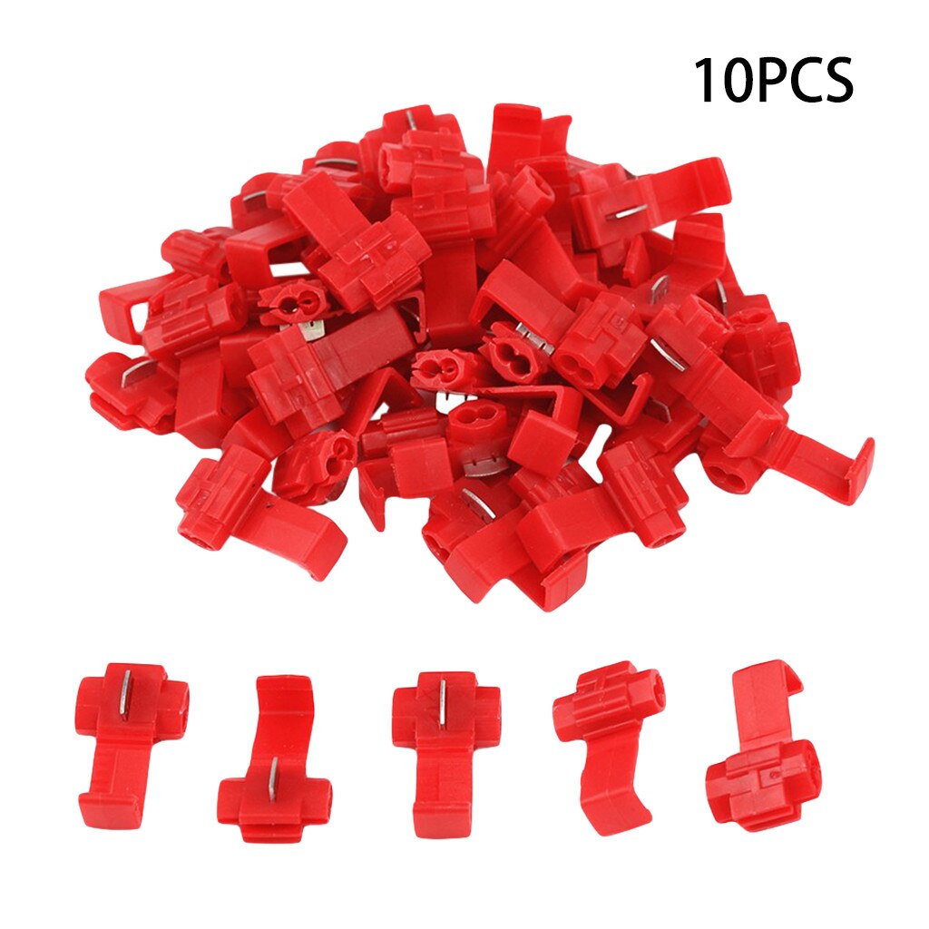 AWG 22-18 Wire Terminals Quick Connector Cable Clamp Connection Clip (10Pcs) Franchise Connection Clip Automotive electronics