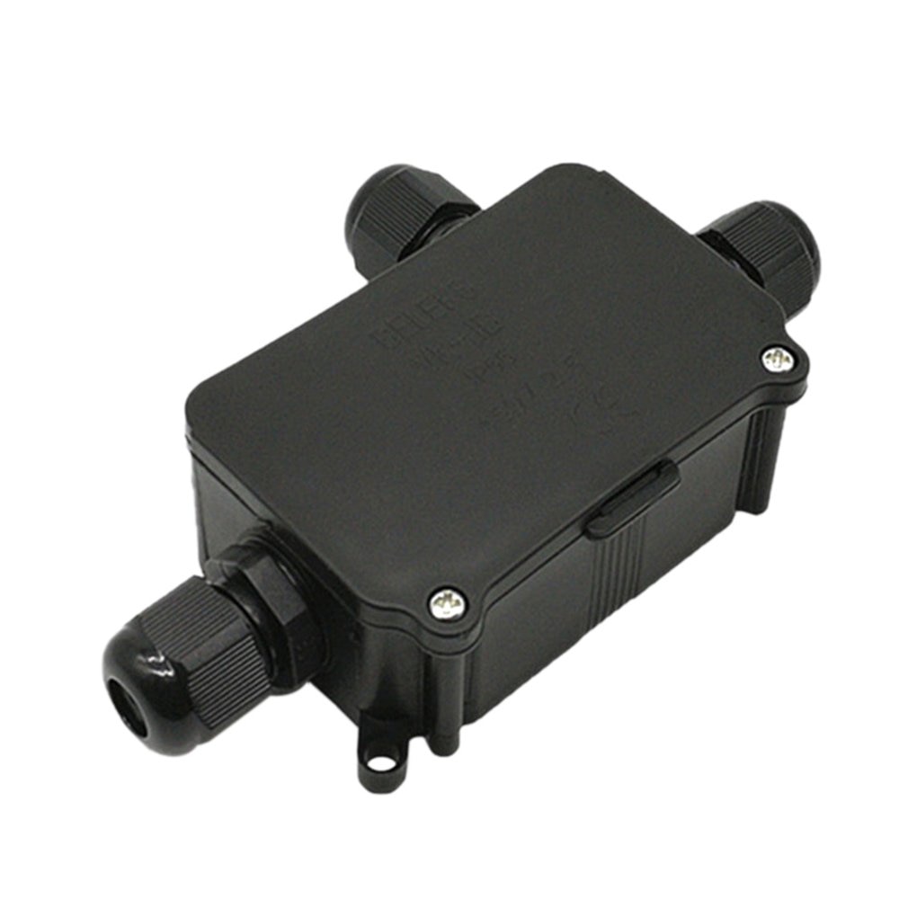 1 In 2 Out Durable Use Waterproof Junction Box Terminal 3 Port Underground Cable Protection Building Connectors IP68