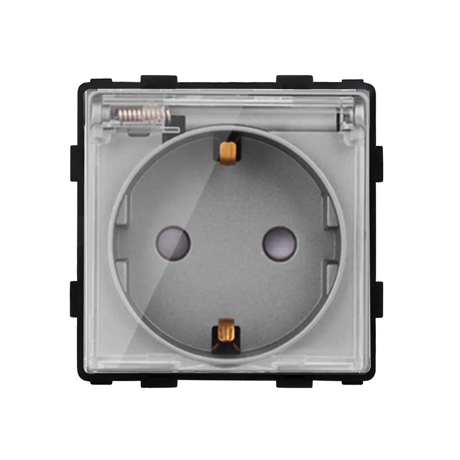 Bingoelec glassbryter stikkontakt med glassbryter med wifi stikkontakt veggkontakter lysbryter usb  rj45 kat 6 grå gjør-det-selv funksjonsdeler