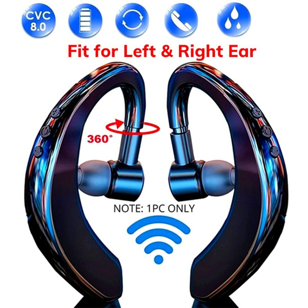 Wireless Bluetooth 5.0 Earphones Car Business Handsfree Headphones Mini Strong Bass Headset Earbud Earpiece
