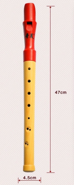 8 Holes German Soprano Half-Wood Recorder C Key High-pitched Clarinet Flute Woodwind Musical Instruments