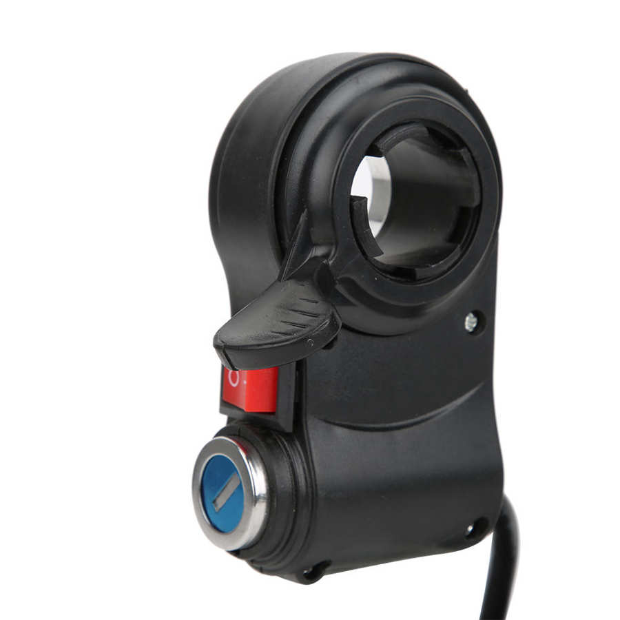 Handlebar Switch Plastic Automatic Identification Multifunction Thumb Lock Universal Electric Bike Voltage Display Handlebar