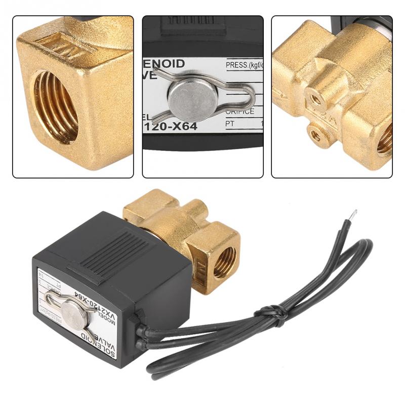 110v g14 2- veis direktevirkende normalt lukket magnetventil elektrisk magnetventil 0-1.0 mpa