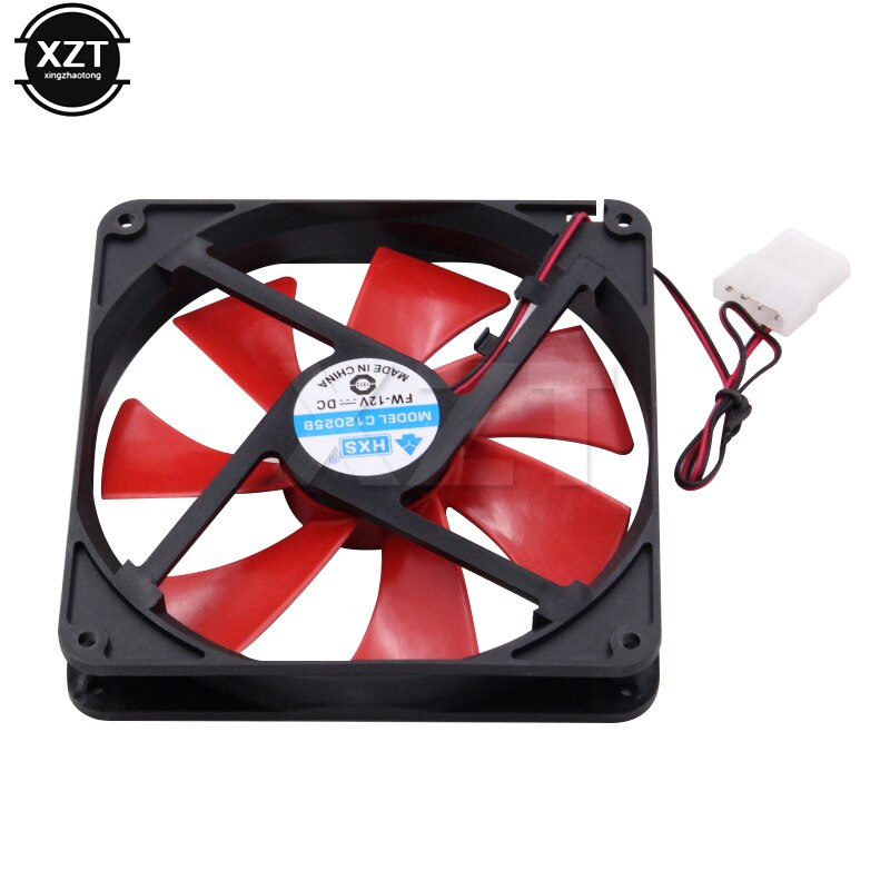 Computer Case 140MM Fan CPU Cooler Cooling Fan 140 MM silent quiet 140mm DC 12V 4D plug computer cooling fan heatsink 14cm