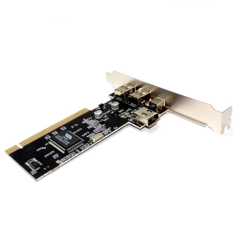 Yeni 3 Port Firewire IEEE 1394 4/6 Pin PCI 1394 DV Kartı