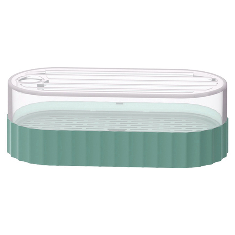 Plastic Spruit Planten Pot Doos Bean Pea Sprouter Zaailingenplateau Tarwe Gras Kat Gras Kwekerij Groeiende Kieming Kit: Blauw