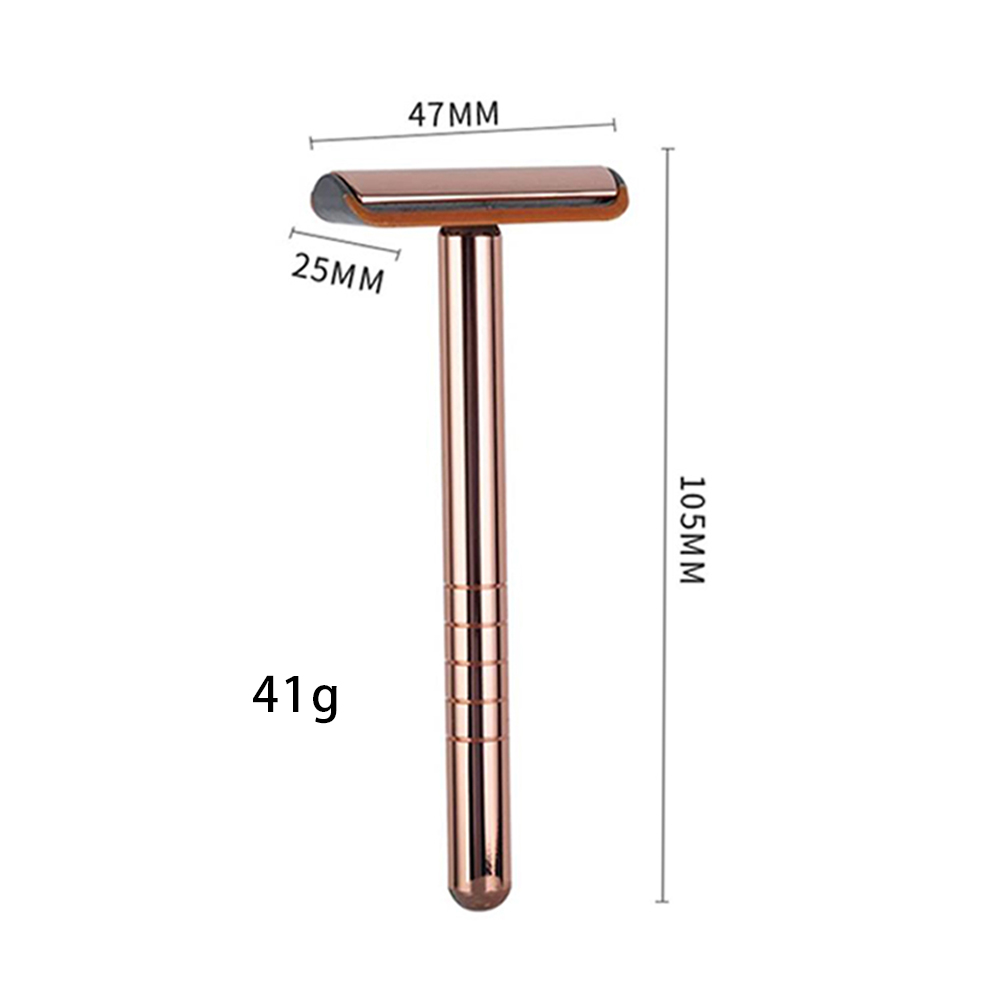 Whityle 03T Innovate Safety Razor Double Edge Blade Aluminum Alloy Shaving Razor With Lubrication Strip For Men Women