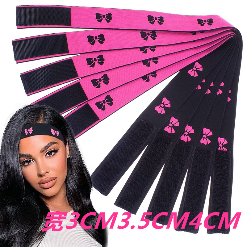 1/5/10 PCS Elastic Band for Wig Edges Wrap Wig Band Lace Melting Band to Lay Edges Baby Hair Edge Adjustable Wig Melt Bands