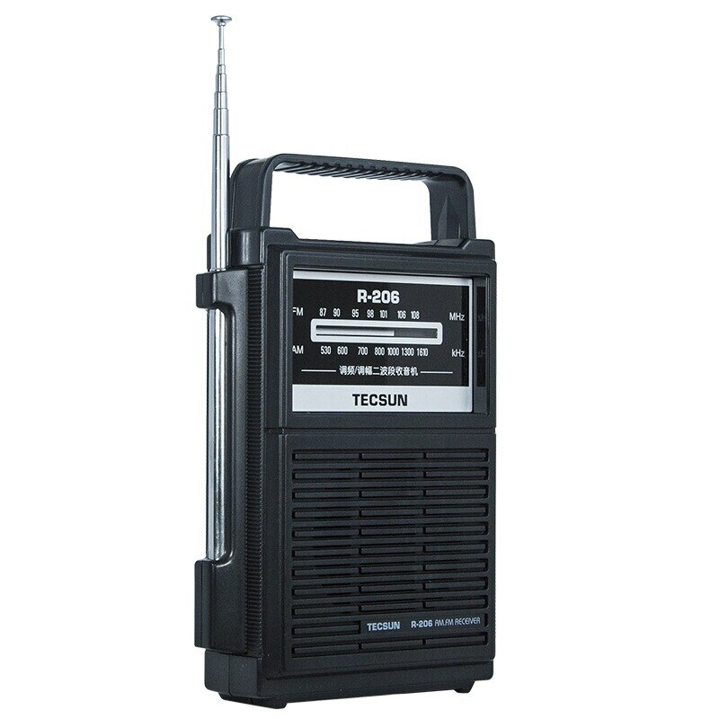 TECSUN-receptor de Radio FM / MW de alta sensibilidad, R-206 Original, Desheng R206, receptor Digital, para ancianos