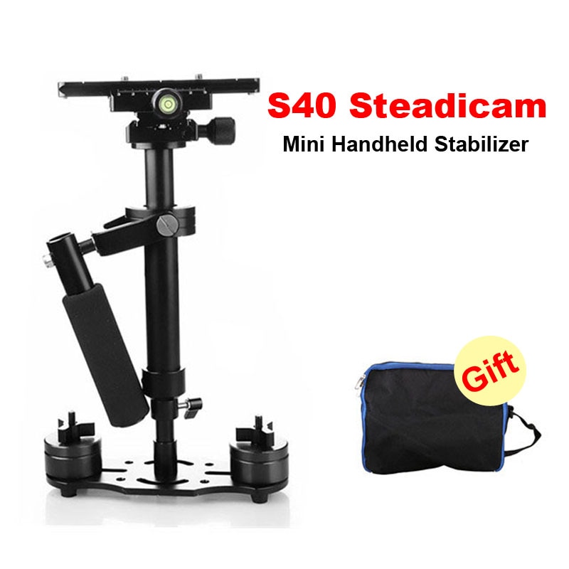 Estabilizador de cámara de vídeo S40 Steadycam Pro, 40cm, para videocámara Digital, Canon, Nikon, Sony, DSLR