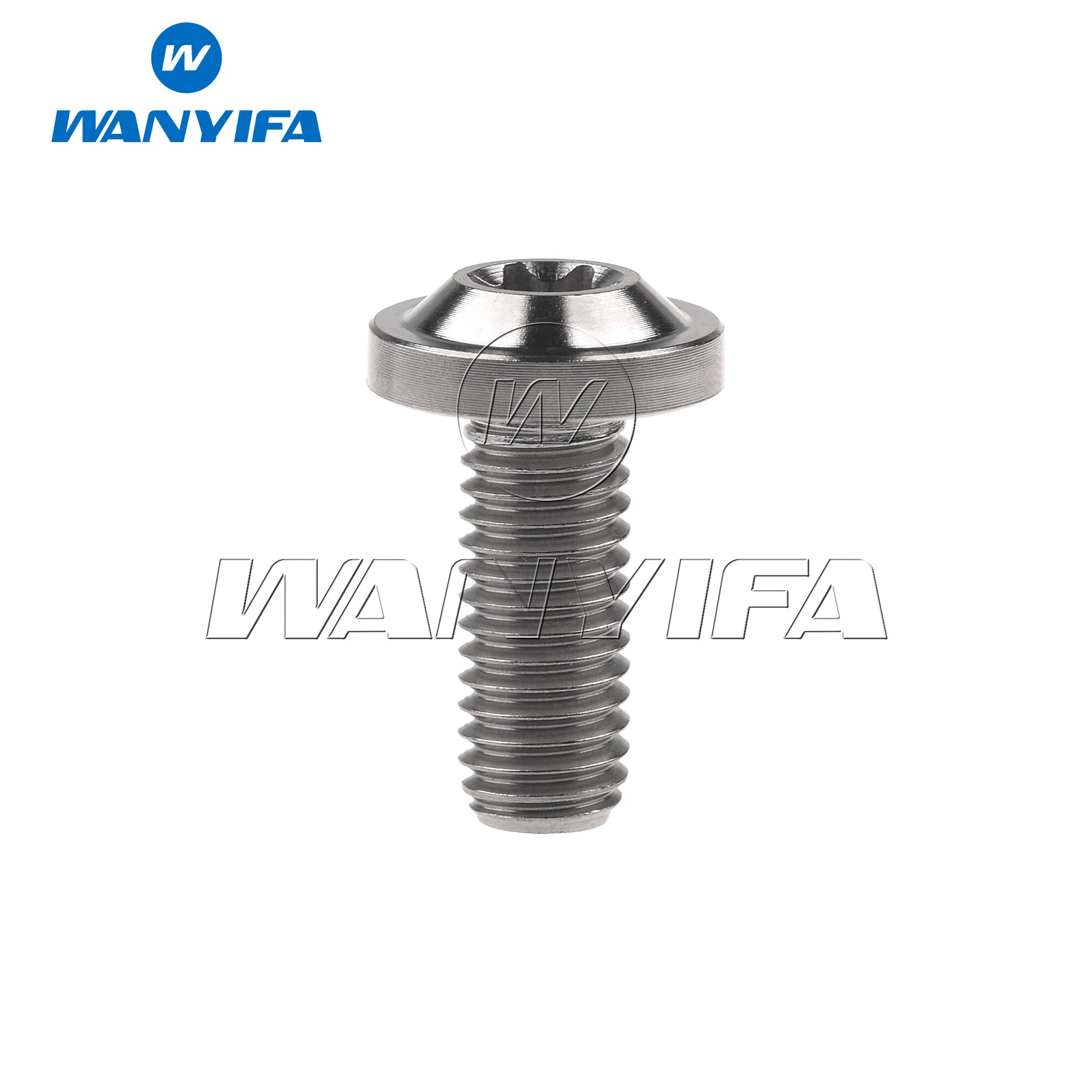 Wanyifa titanium ti bolt  m8 x 20 25 30 60 70mm torx hoved til motorcykel v bremsegafler skrue 1 stk.: M8 x 20mm titanium