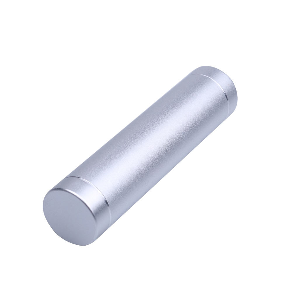 5v 1a metall powerbank batteri oppbevaringsveske usb suite 18650 batteri eksternt gjør-det-selv-sett boks til smarttelefon: Sølv