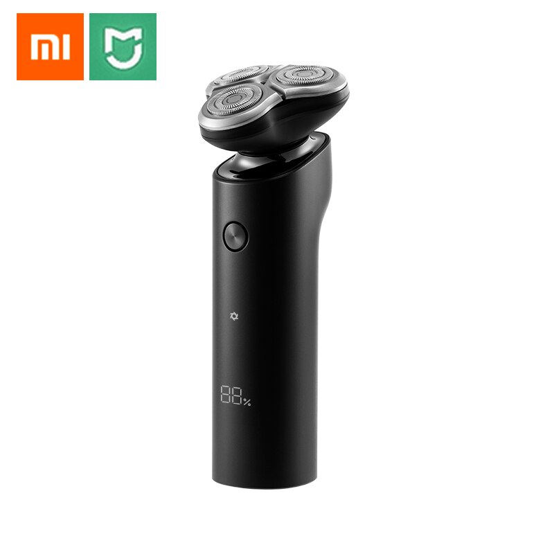 Xiaomi Mijia Shaver S500 LED Screen Smart Electric Shaver Type-C Charging Floating Blade Razor IPX7 Waterproof Beard Shaving
