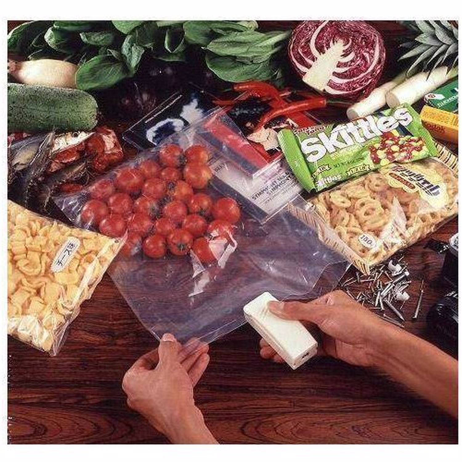 Mini heat sealing machine package sealer bag thermal plastic food bag closure portable sealer packing m
