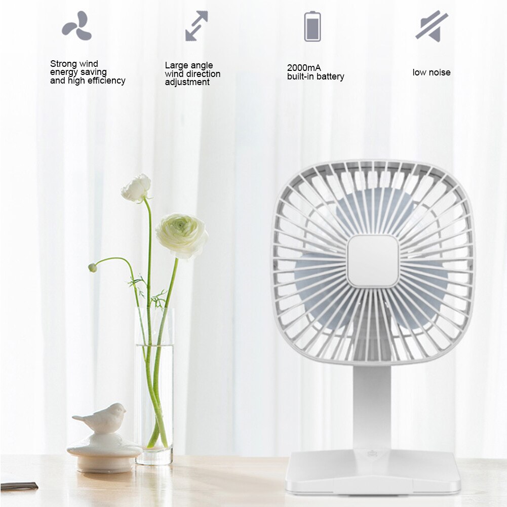 Usb Desktop Tafel Ventilator Mini Draagbare Klem 3 Snelheden Bureau Ventilator Draaibare Ventilator Sterke Wind