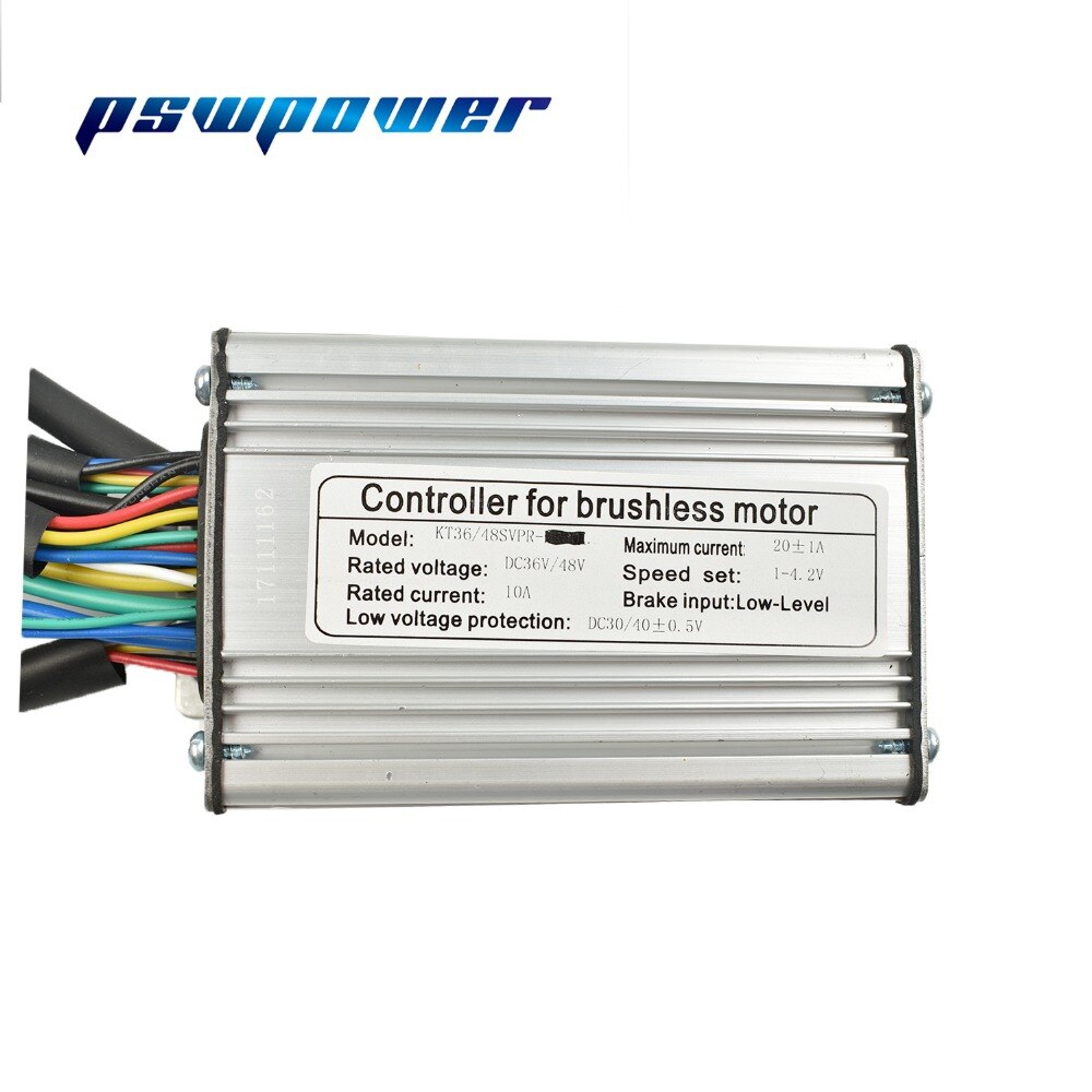 36V/48V 500W Brushless DC Sine Wave sensor Controller ebike Electric Bicycle Hub Motor Controller with right output