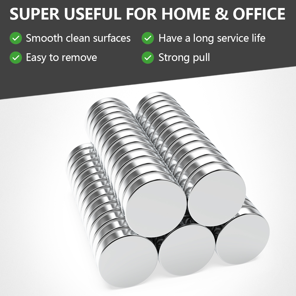 25x5mm Super Strong Round Magnet Powerful Refrigerator Magnets for Fridge, DIY, Building, Scientific, Craft, and Office Magnets
