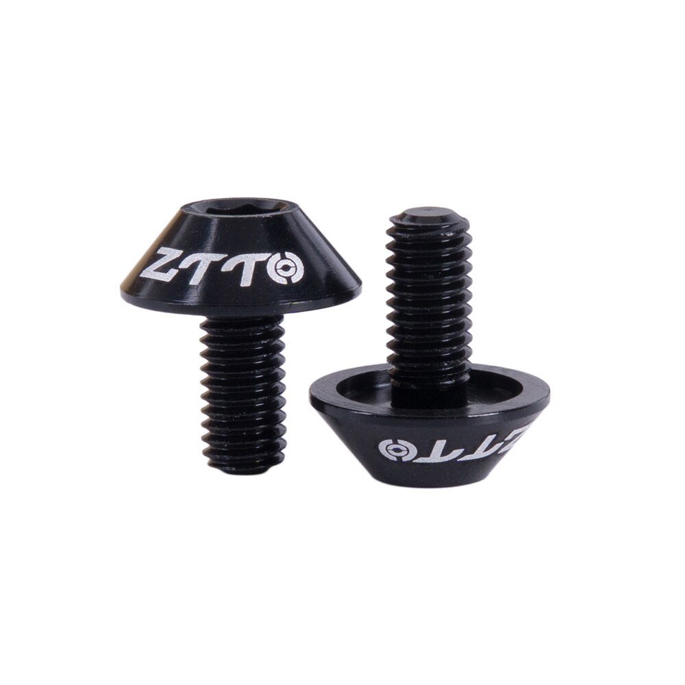 Ztto waterfleshouder ultralicht 7075 al inbusschroeven  m5*10mm cilinderkopbouten kopschroeven: 2 stuks zwart