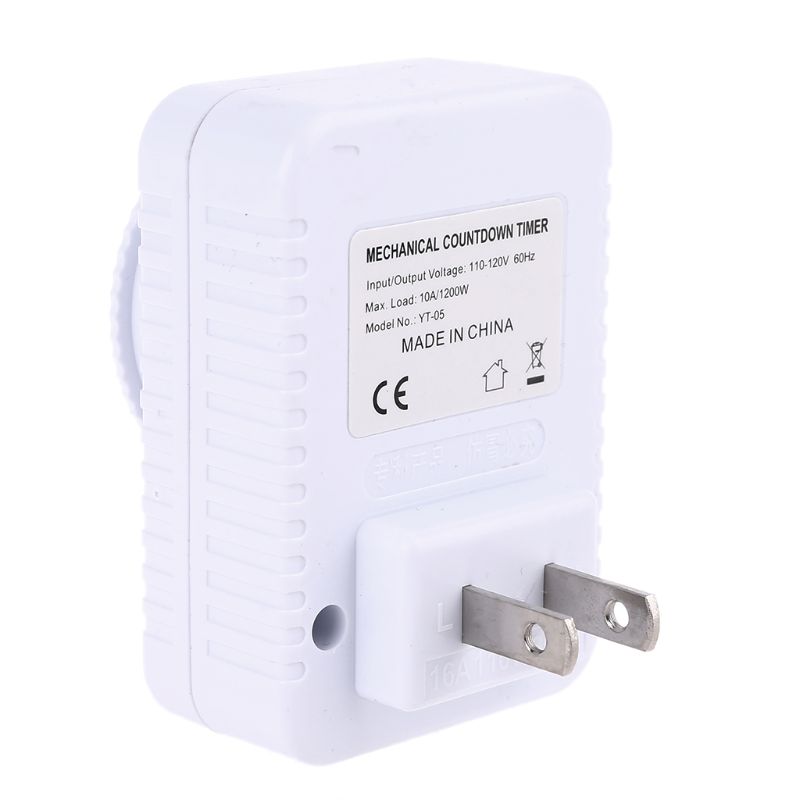 AC 110V 12 Hour Mechanical US Plug Switch Timer Socket for Home Appliances Control Motorcycle Charging Timer 10A 1200W