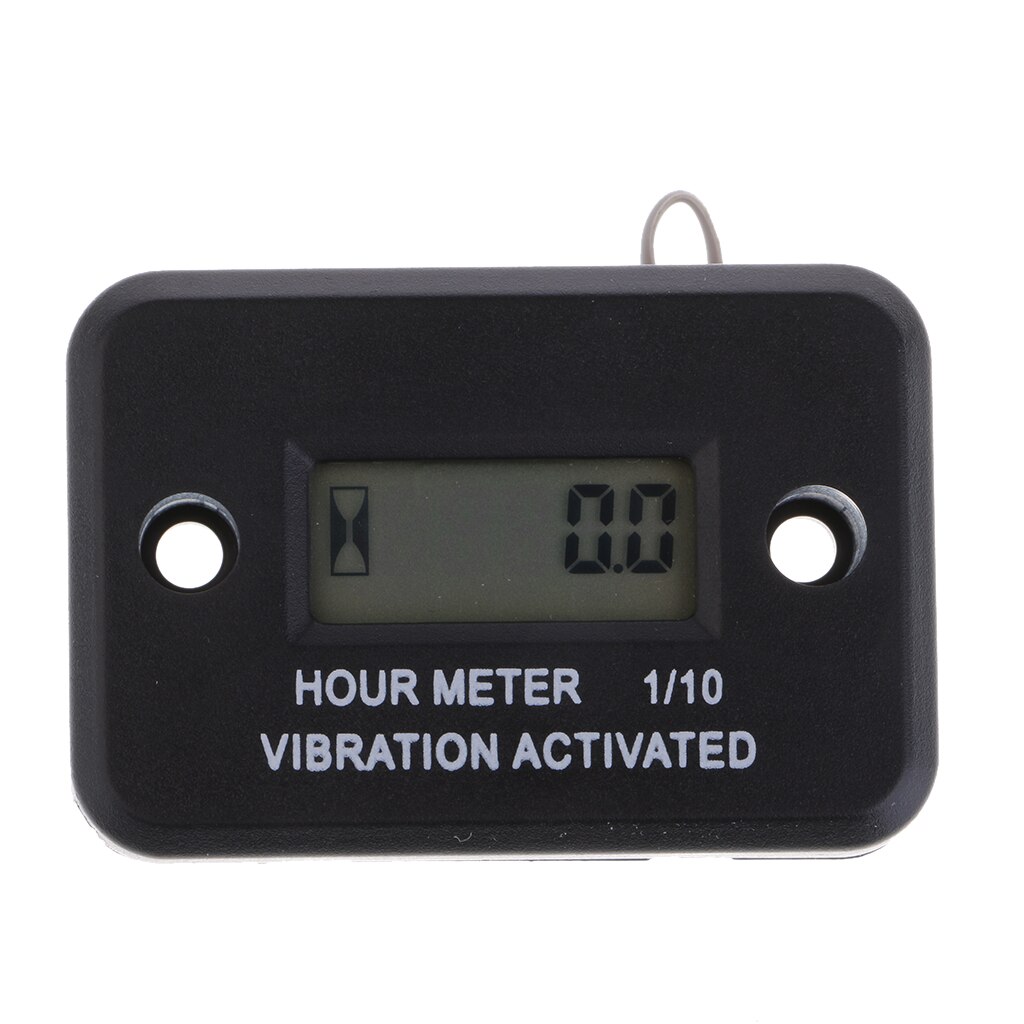 Digital LCD Display Vibration Hour Meter For Motor ATV Motocross